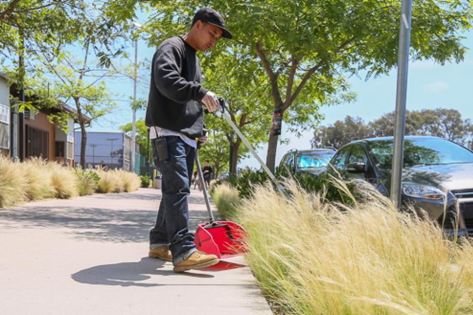 Groundskeepers in the San Diego Community College District are well versed in the safety and reporting procedures required for chemical application.